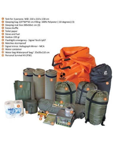 ReadyWise 64 Piece Emergency Survival Backpack | Foreign and International  MREs